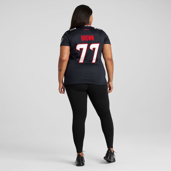Trenton Brown Houston Texans Nike Women's Team Game Jersey - Navy - Image 8