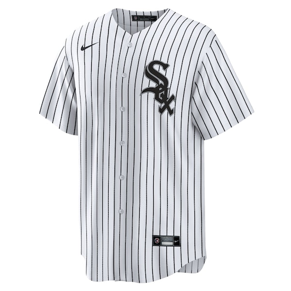 Eloy Jimenez Chicago White Sox Nike Home Replica Player Name Jersey - White/Black - Image 3