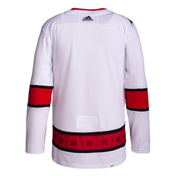Carolina Hurricanes adidas Men's Away Primegreen Authentic Jersey - White - Image 3