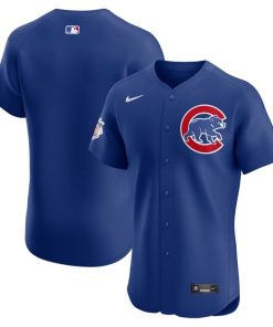 Chicago Cubs Nike Alternate Vapor Premier Elite Patch Jersey - Royal