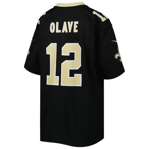 Chris Olave New Orleans Saints Nike Youth Game Jersey - Black - Image 5