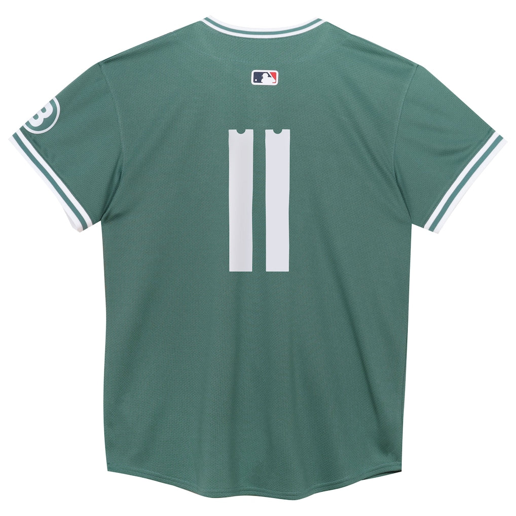 Rafael Devers Boston Red Sox Nike Preschool 2025 City Connect Limited Player Jersey - Green - Image 3