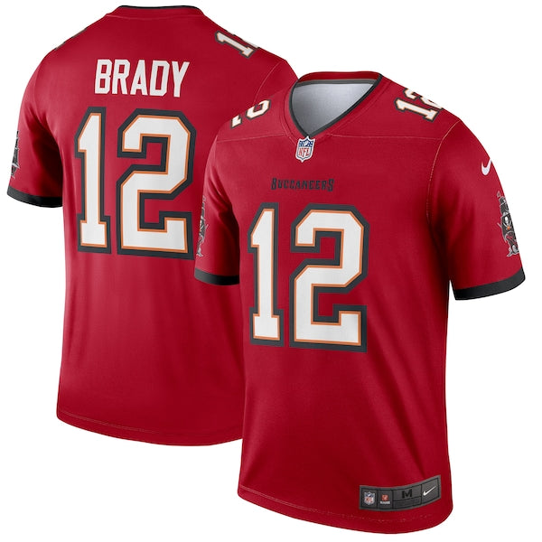 Tom Brady Tampa Bay Buccaneers Nike Legend Jersey - Red/Pewter - Image 2