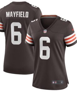 Alternative view of Baker Mayfield Cleveland Browns Nike Women's Game Player Jersey - Brown/White