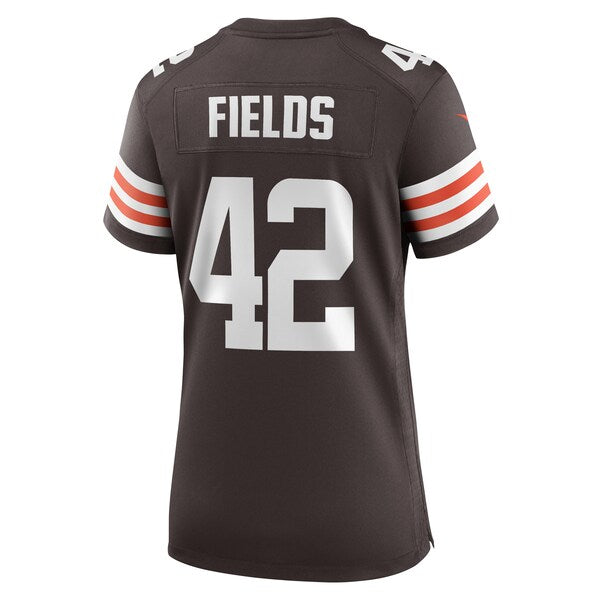 Tony Fields II Cleveland Browns Nike Women's Team Game Jersey - Brown - Image 3