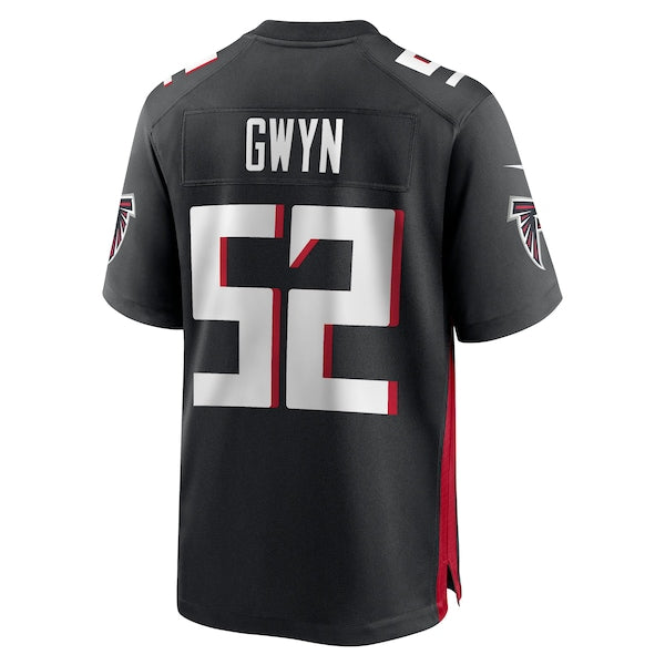 Jovaughn Gwyn Atlanta Falcons Nike Team Game Jersey - Black - Image 3