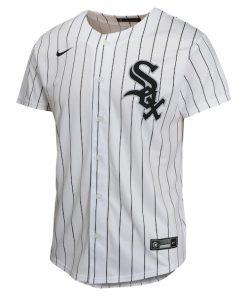 Alternative view of Yoan Moncada Chicago White Sox Nike Youth Home Game Player Jersey - White