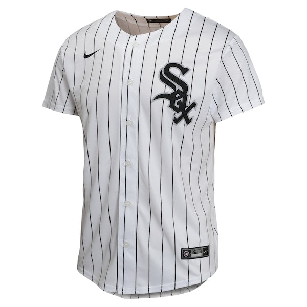 Yoan Moncada Chicago White Sox Nike Youth Home Game Player Jersey - White - Image 2