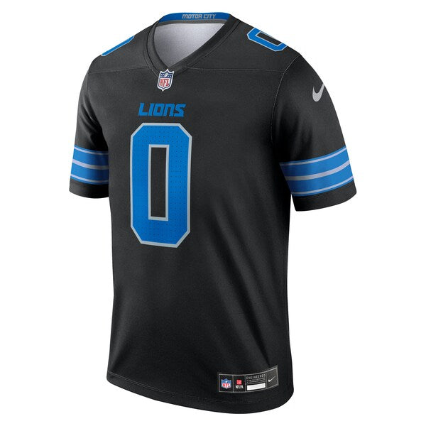 Jahmyr Gibbs Detroit Lions Nike 2nd Alternate Legend Jersey - Black - Image 2