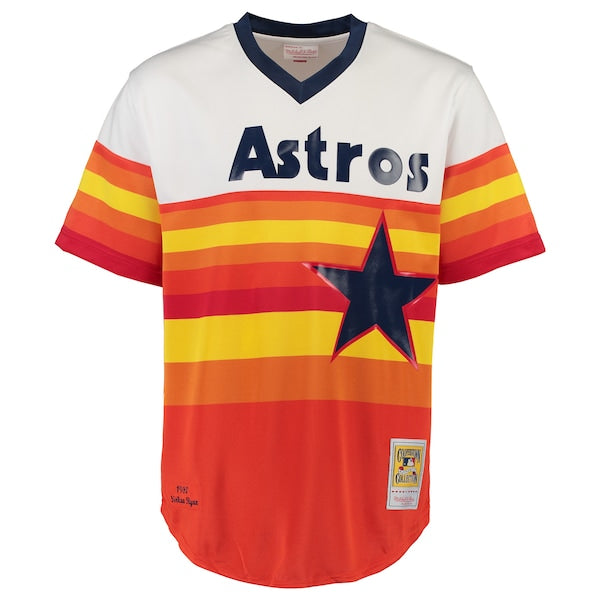 Nolan Ryan Houston Astros Throwback Authentic Jersey - White - Image 2