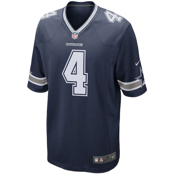Dak Prescott Dallas Cowboys Nike Game Team Jersey - Navy/White - Image 3