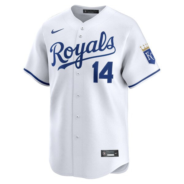 Jac Caglianone Kansas City Royals Nike Home Limited Player Jersey - White - Image 2