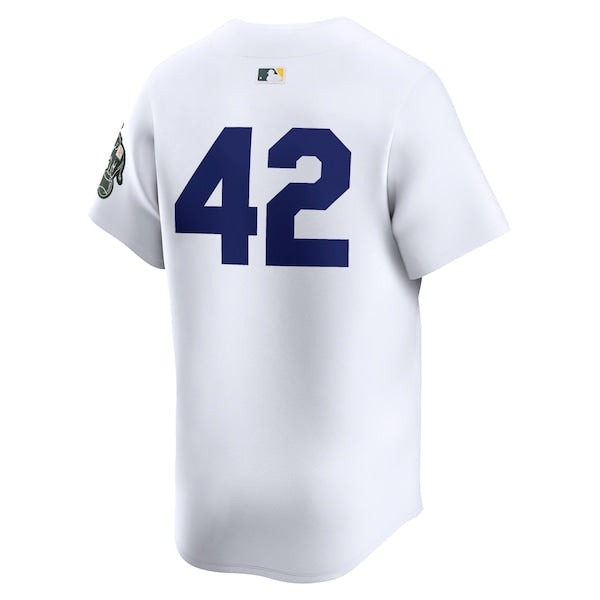 Oakland Athletics Nike 2024 Jackie Robinson Day Home Limited Jersey?ยจC White - Image 3