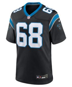 Alternative view of Damien Lewis Carolina Panthers Nike  Game Jersey -  Black