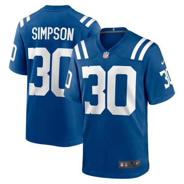 Jaylin Simpson Indianapolis Colts Nike Game Jersey - Royal
