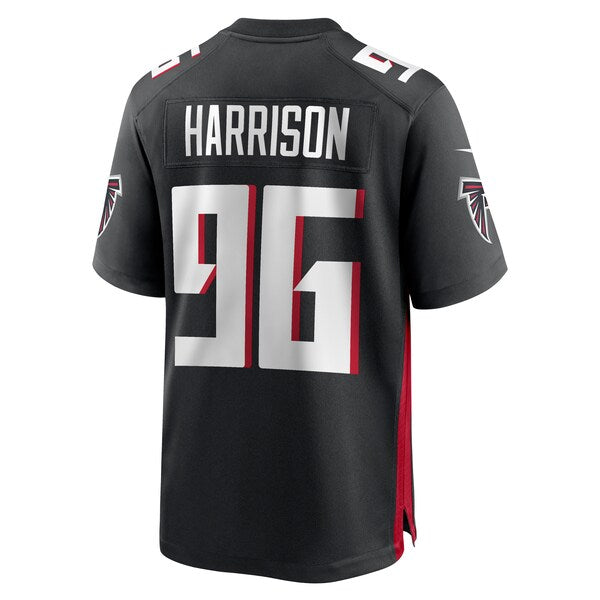 Zach Harrison Atlanta Falcons Nike Team Game Jersey - Black - Image 3