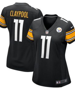Chase Claypool Pittsburgh Steelers Nike Women's Player Game Jersey - Black