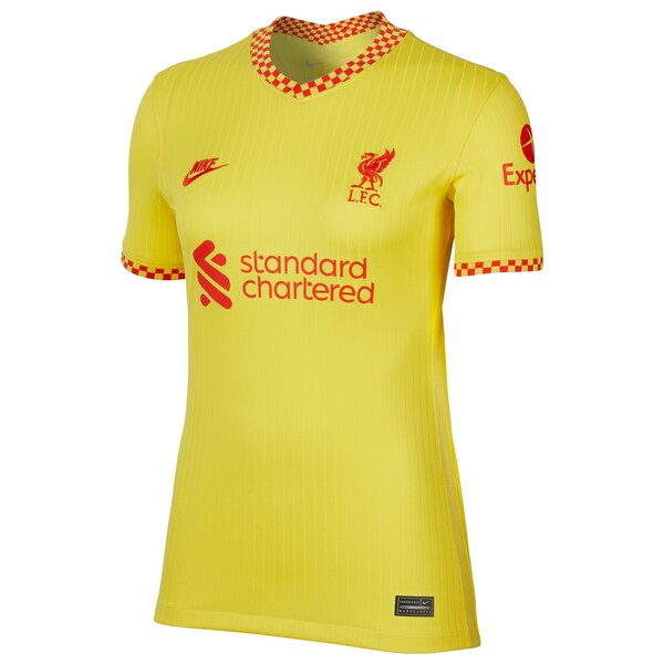 Virgil Van Dijk Liverpool Nike Women's 2021/22 Third Breathe Stadium Player Jersey - Yellow - Image 2
