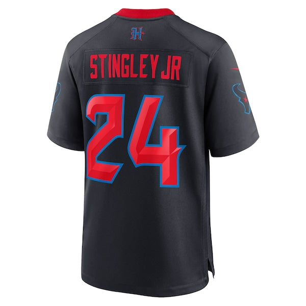 Derek Stingley Jr. Houston Texans Nike 2nd Alternate Game Jersey - Navy - Image 4