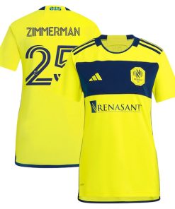 Walker Zimmerman Nashville SC adidas Women's 2024 The 615 Kit Replica Player Jersey - Yellow
