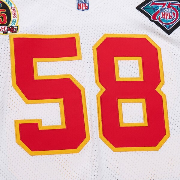 Derrick Thomas Kansas City Chiefs 1994 Authentic Throwback Retired Player Jersey - White - Image 7