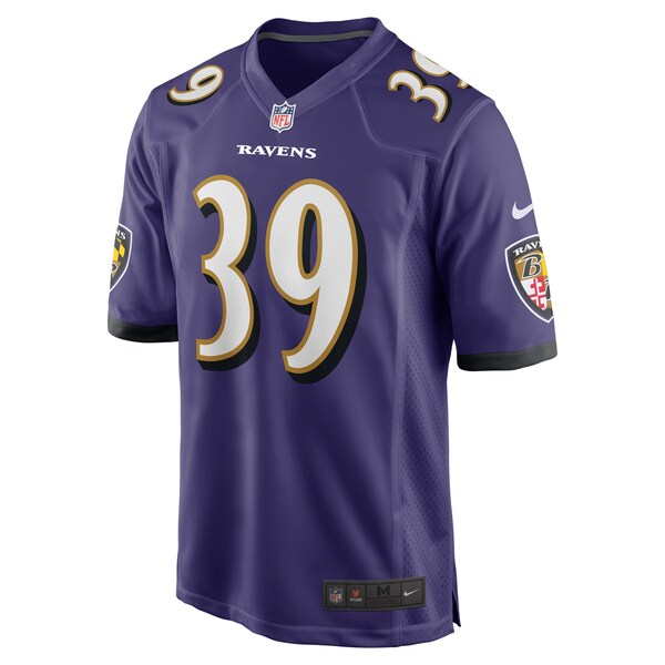 Eddie Jackson Baltimore Ravens Nike Team Game Jersey - Purple - Image 3