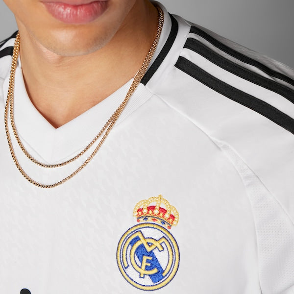 Kylian Mbapp¨¦ Los Merengues adidas 2024/25 Home Replica Long Sleeve Player Jersey - White - Image 5