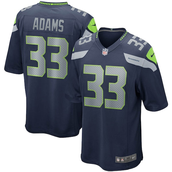 Jamal Adams Seattle Seahawks Nike Game Jersey - College Navy/White - Image 3