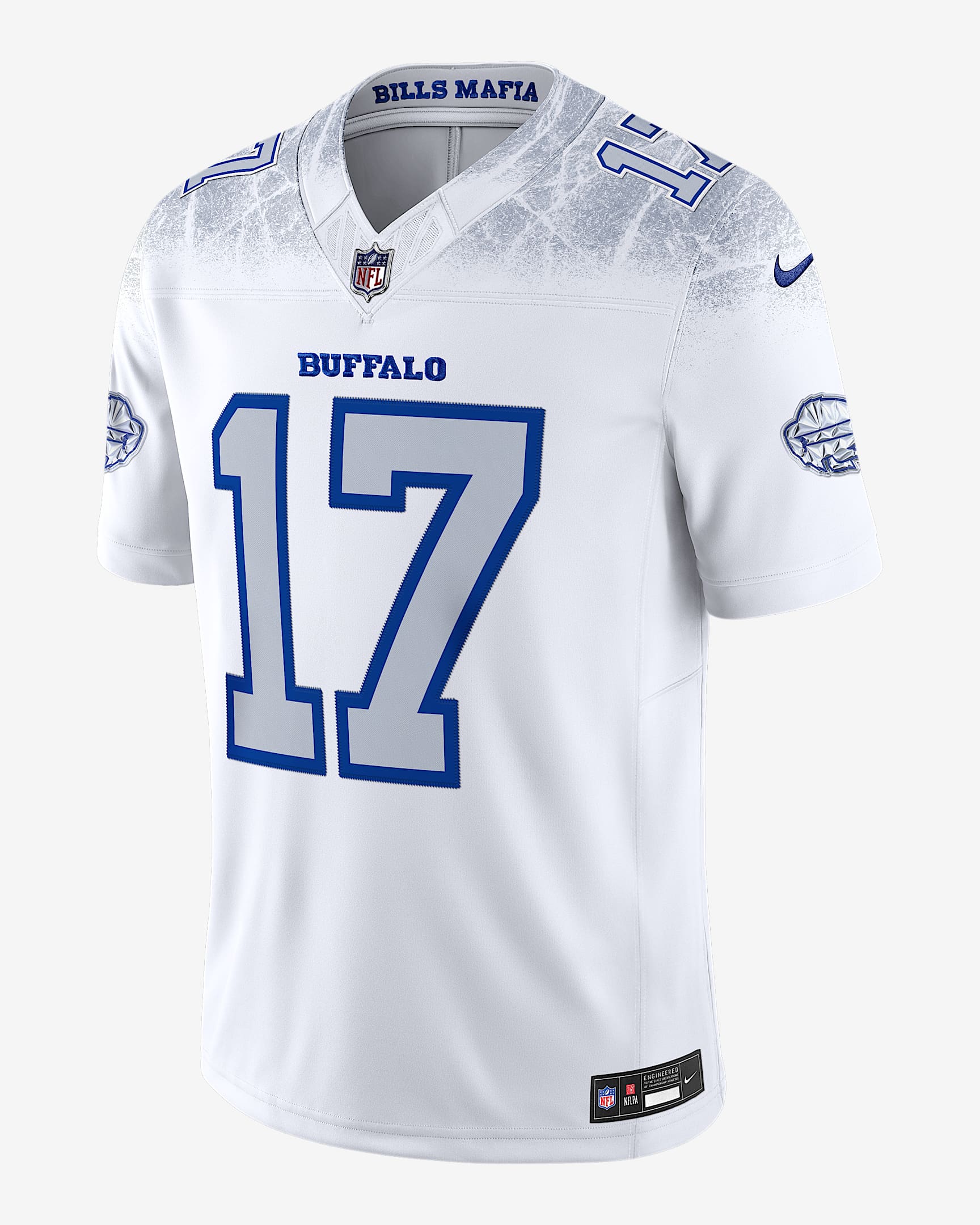 Youth Josh Allen Buffalo Bills Nike 2025 RIVALRIES Vapor F.U.S.E Limited Jersey - White - Image 2