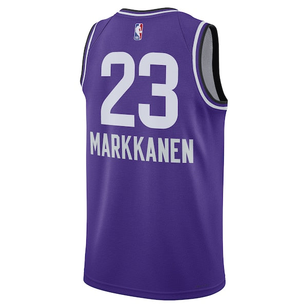 Lauri Markkanen Utah Jazz Nike Unisex 2023/24 Swingman Jersey - Purple - City Edition - Image 3
