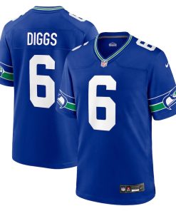 Quandre Diggs Seattle Seahawks Nike Throwback Player Game Jersey - Royal
