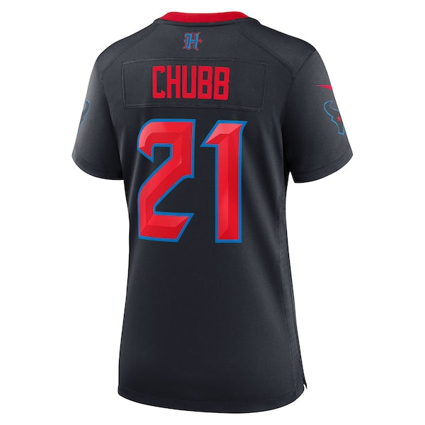 Nick Chubb Houston Texans Nike Women's Game Jersey - Navy - Image 3