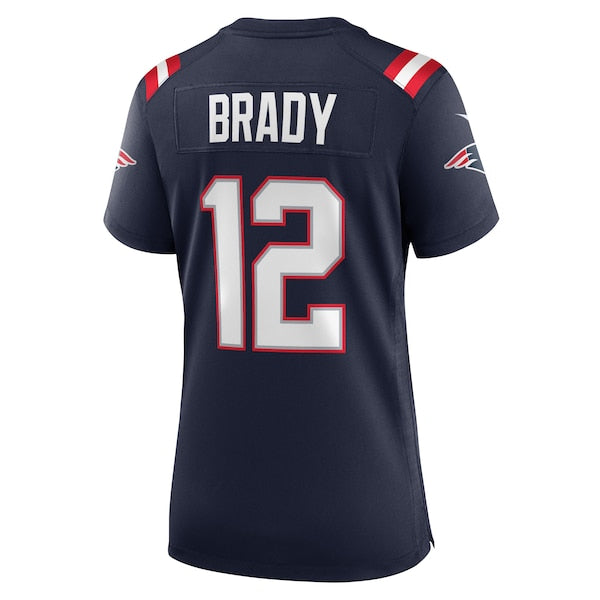 Tom Brady New England Patriots Nike Women's Retired Game Jersey - Navy - Image 3