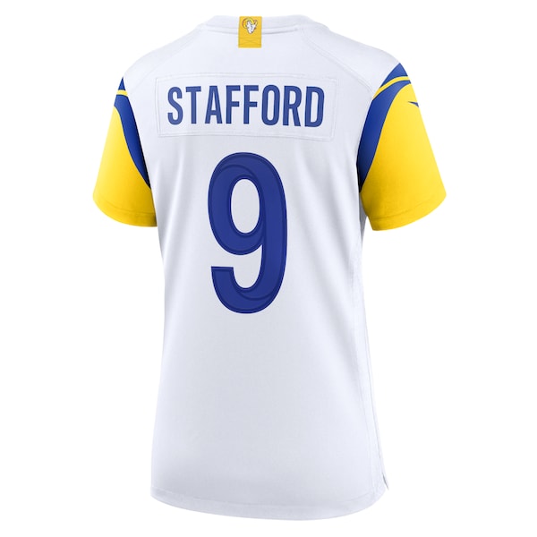 Matthew Stafford Los Angeles Rams Nike Women's Alternate Game Jersey - White/Royal - Image 4