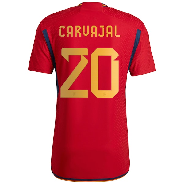 Daniel Carvajal Spain National Team adidas 2022/23 Home Authentic Jersey - Red - Image 3
