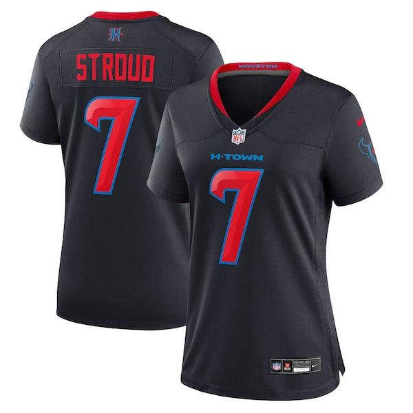 C.J. Stroud Houston Texans Nike Women's Alternate Game Jersey - Navy/Red/White - Image 6