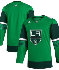 Los Angeles Kings adidas 2023 St. Patrick's Day Primegreen Authentic Jersey - Kelly Green