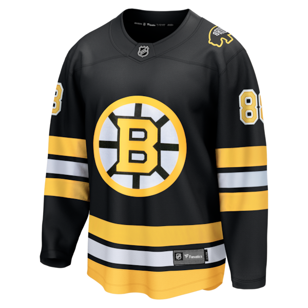 David Pastrnak Boston Bruins Home Breakaway Jersey - Black - Image 2