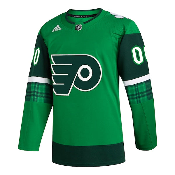 Philadelphia Flyers adidas St. Patrick's Day Authentic Custom Jersey - Kelly Green - Image 2