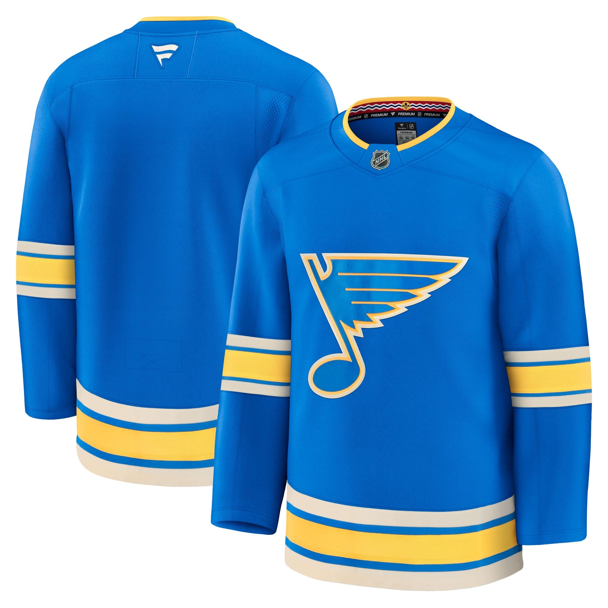 St. Louis Blues Away Premium Jersey - White/Blue - Image 8