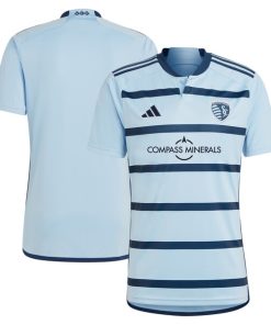 Sporting Kansas City adidas 2024 Hoops 4.0 Replica Jersey - Light Blue