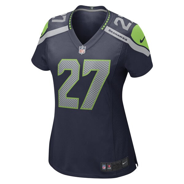 Tariq Woolen Seattle Seahawks Nike Women's Game Player Jersey - College Navy/Neon Green/Royal - Image 3