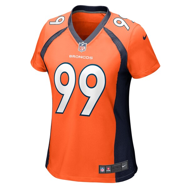 Zach Allen Denver Broncos Nike Women's Game Player Jersey - Orange - Image 2