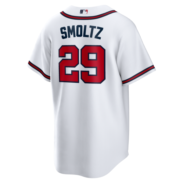 John Smoltz Atlanta Braves Nike Home Retired Player Replica Jersey - White - Image 3