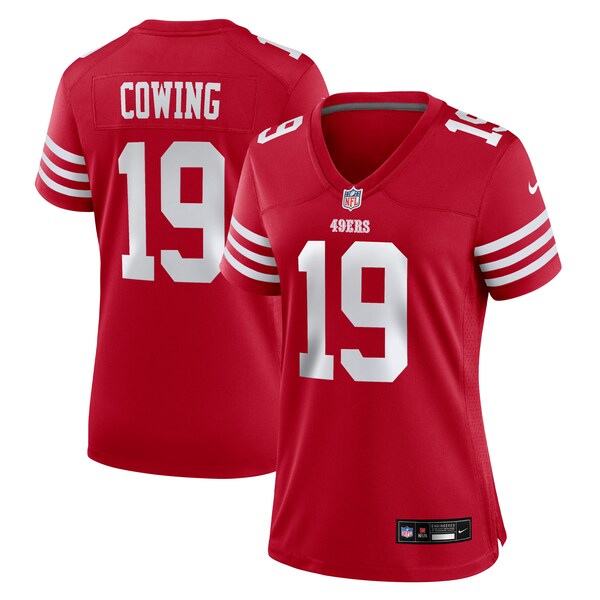 Jacob Cowing San Francisco 49ers Nike Women's Game Jersey - Scarlet - Image 2