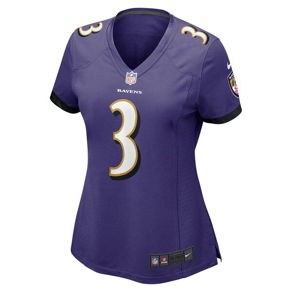 Odell Beckham Jr. Baltimore Ravens Nike Women's Game Jersey - Purple - Image 2