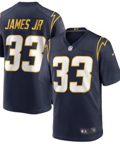 Alternative view of Derwin James Los Angeles Chargers Nike Alternate Game Jersey - Navy/Royal/White