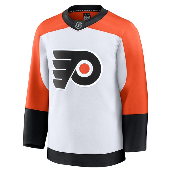 Philadelphia Flyers Away Premium Jersey - White/Burnt Orange/Black - Image 7