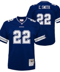 Emmitt Smith Dallas Cowboys  Youth 1996 Legacy Jersey - Navy
