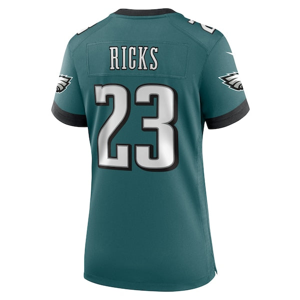 Eli Ricks Philadelphia Eagles Nike Women's Team Game Jersey - Midnight Green - Image 4